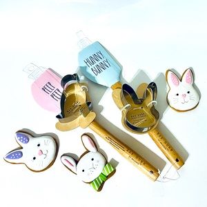 Rae Dunn Easter Spatulas and cookie cutter’s